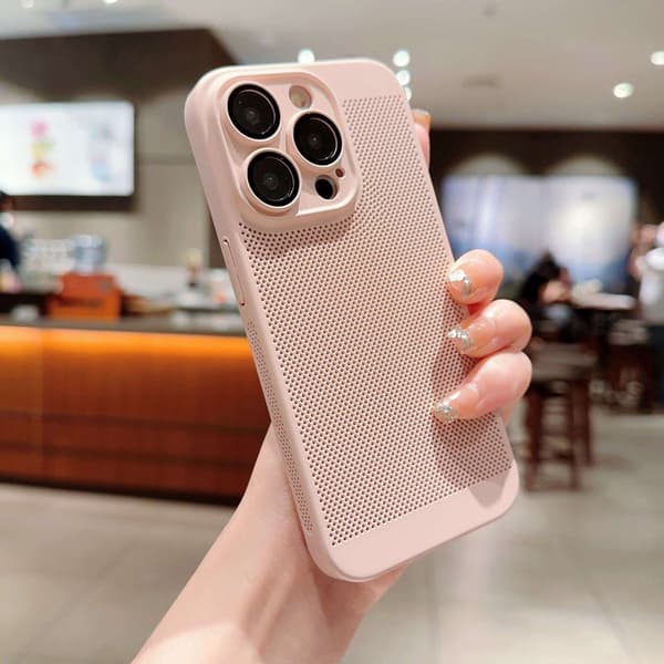 Etui til iPhone 15 Pro Max Ventileret Pink Noz23193