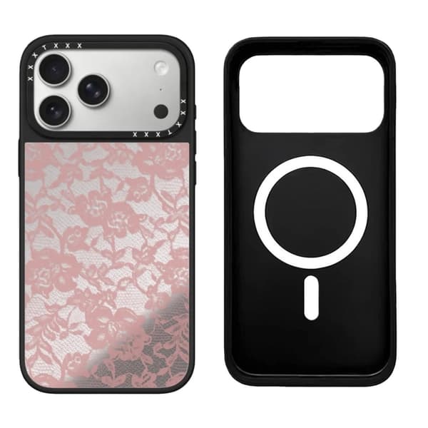 Etui til iPhone 16 Pro Max Hot Girl Lace Sort Sølv Noz21492