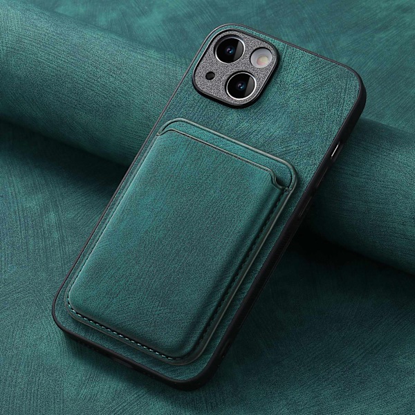 Fodral för iPhone 17 Magnetiskt Stativ Kortplats Grön Noz16820