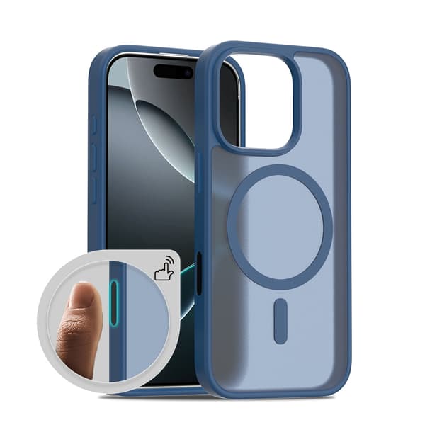 Kotelo iPhone 17 Air Matte Magnetic Royal Blue