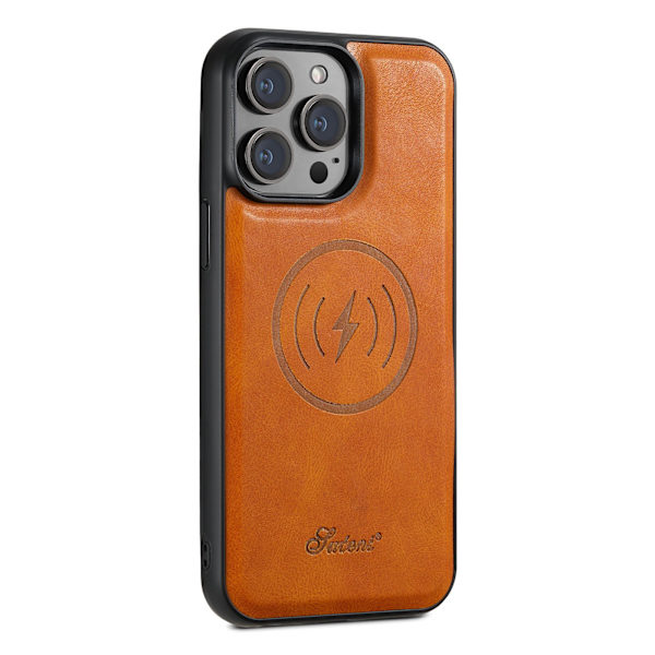 Etui til iPhone 14 Plus Magnetisk Stativ Khaki Noz12066