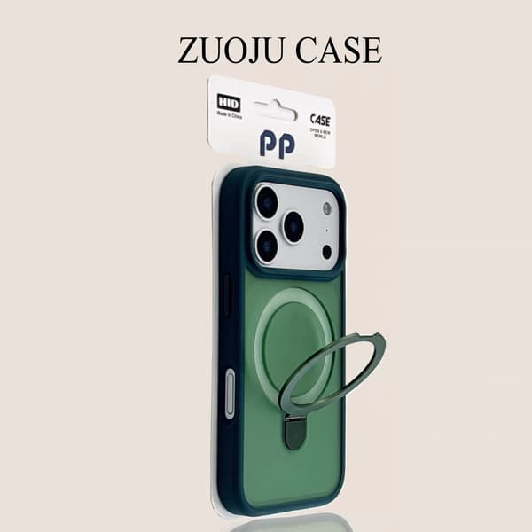 Fodral för iPhone 13 Frostat Magnetiskt Stativ Linsdetalj Noz5821