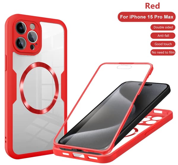 Etui til iPhone Magnetisk Rød Noz3815