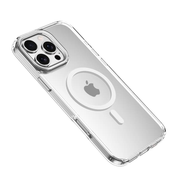 Kotelo iPhone 15 Pro Max Skin Feel Matte Clear Magnetic Clear -puhelimelle