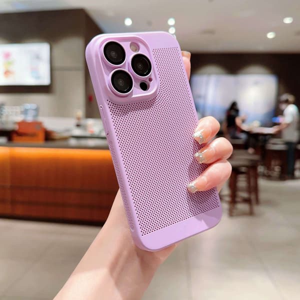 Etui til iPhone 13 Ventileret Lilla Noz23260
