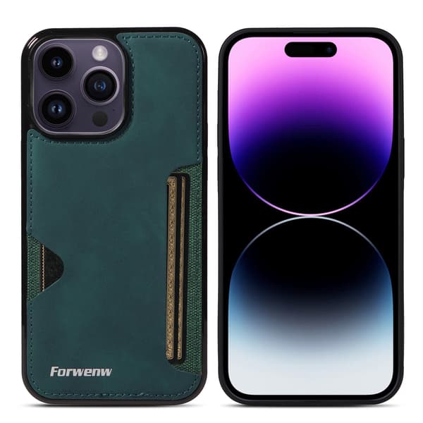 Etui til iPhone 13 Mini Kortplads Grøn Noz9738