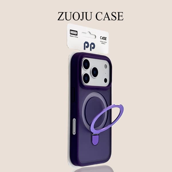 Fodral för iPhone 14 Plus Frostat Magnetiskt Stativ Linsdetalj Noz5801