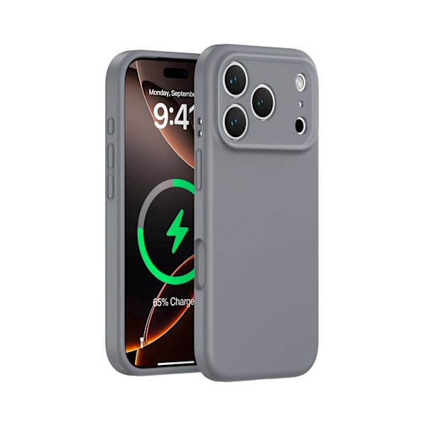 Etui til iPhone 17 Pro Flydende Silikone Magnetisk Silikone Finish Noz3185