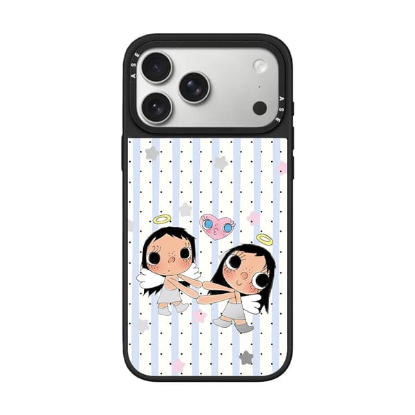 Kotelo iPhone 15 Pro Xiaoyu Girl Cute Creative Silver Black Noz10816