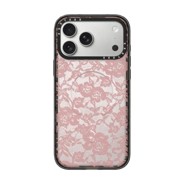 Etui til iPhone 14 Plus/15 Plus Hot Girl Lace Sort Klar Noz21395