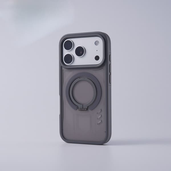 Fodral för iPhone 17 Frostat Magnetiskt Stativ Design Noz22059