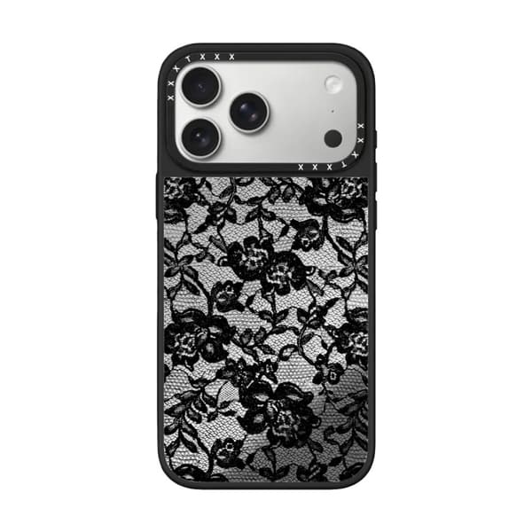 Etui til iPhone 16 Pro Max Hot Girl Lace Sort Sølv Noz21407