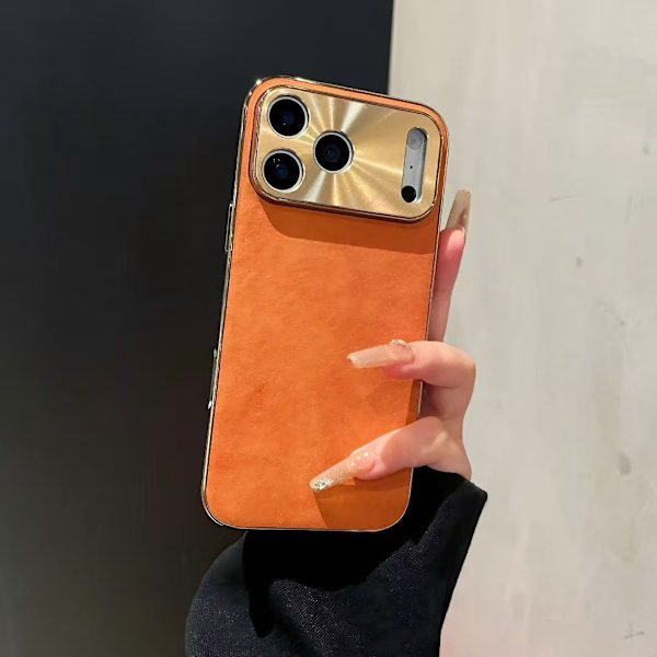 Etui til iPhone 17 E Lens Detail Orange