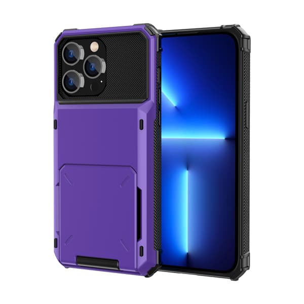 Etui til iPhone 13 Kortplads Lilla Noz13759