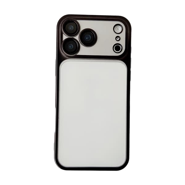 Etui til iPhone 14 E Matt Linse Detalj Svart Klar