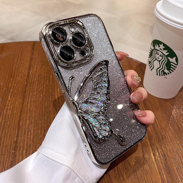 Etui til iPhone 17 Galvanisert Linsedetalj Sølv Noz13185