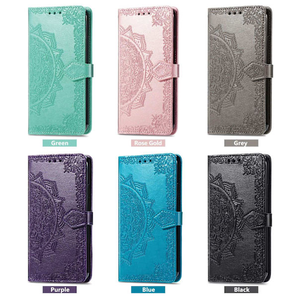 Fodral för iPhone 16 Pro Max Kortplats Lädertextur Noz22345