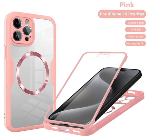 Fodral för iPhone 13 Magnetic Pink Noz3787