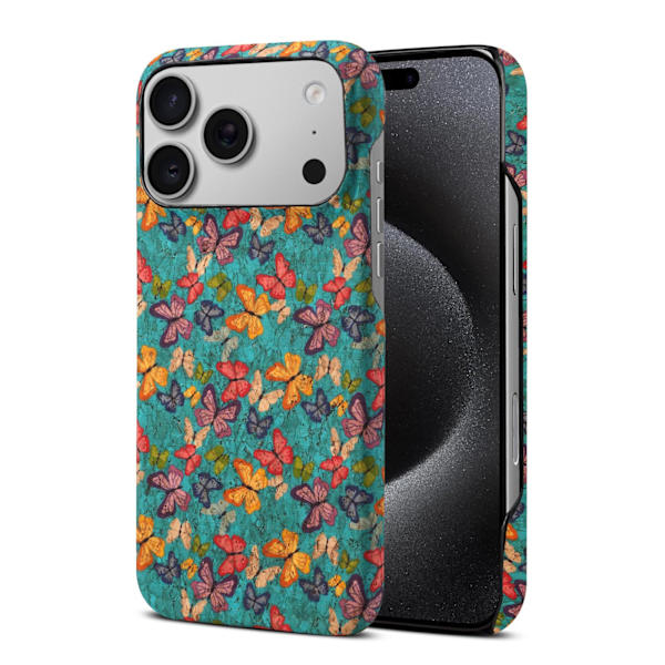 Etui til iPhone 13 Pro Max Egnet Blomst Original Blå