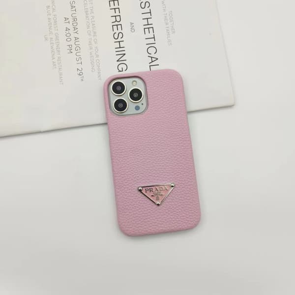Fodral till iPhone 16 Lädertextur Rosa Noz10584