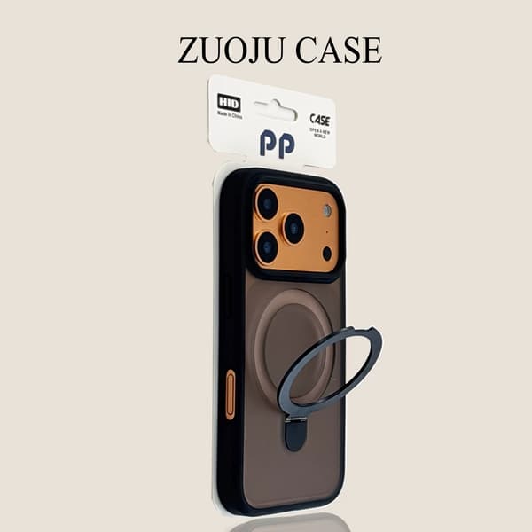 Fodral till iPhone 16 Frostat Magnetiskt Stativ Linsdetalj Noz5866