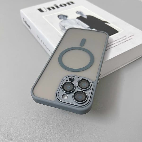 Etui til iPhone 14 Pro Magnetisk Desert Gold Grå