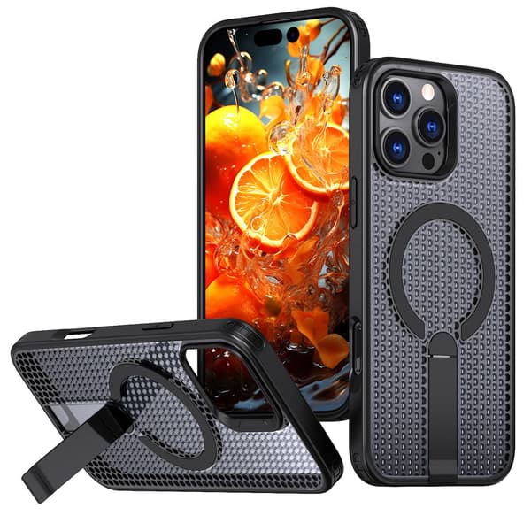 Etui til iPhone 14 Pro Magnetisk Stativ Ventilert Design Noz22695