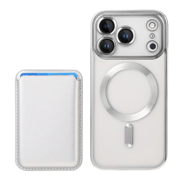Etui til iPhone 14 Galvaniseret Magnetisk Stativ Linse Detalje Kortplads Noz6092