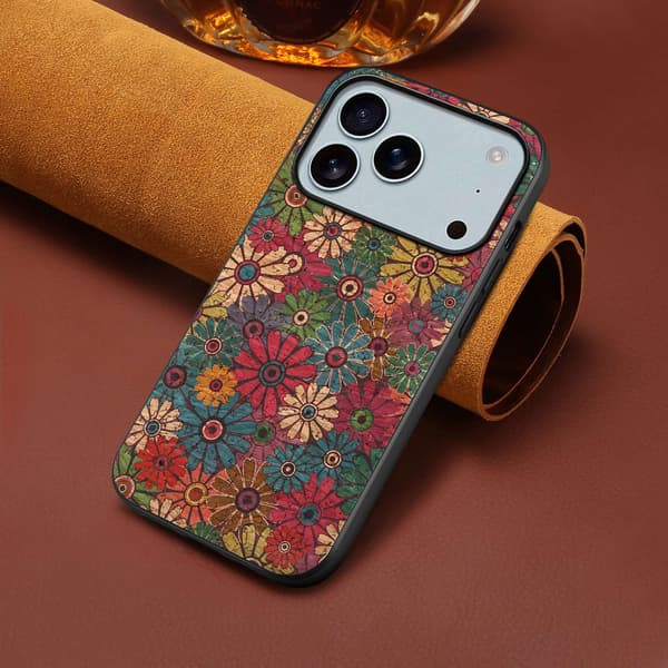 Kotelo iPhone 16 E/17 E nahkakuvioitu vihreä
