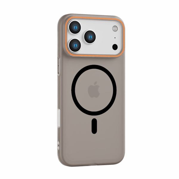 Etui til iPhone 15 Plus Mat Magnetisk Slank Profil Sort