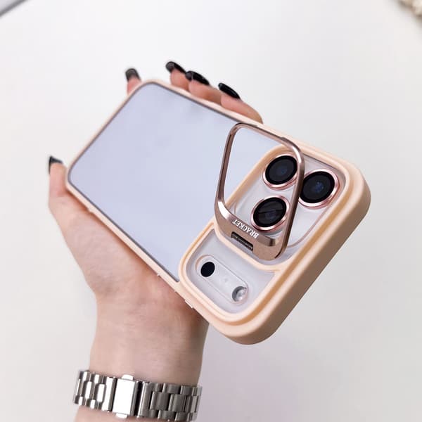 Etui til iPhone 15 Pro Klar Stand Linse Detalje Klar Noz23594