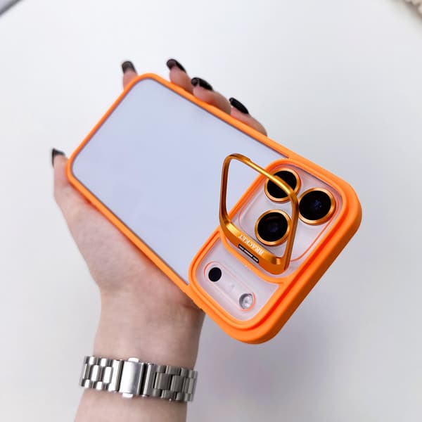 Etui til iPhone 13 Pro Max Klar Stand Linse Detalje Klar Noz23543