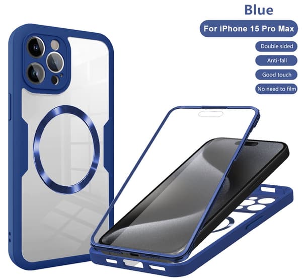 Fodral för iPhone 14 Magnetic Blue Noz3723