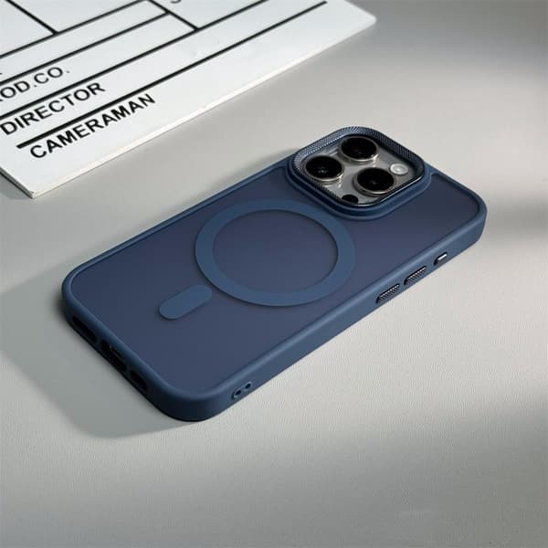 Etui til iPhone 13 Pro Max Frosted Diamond Accent Magnetic Design Noz5613