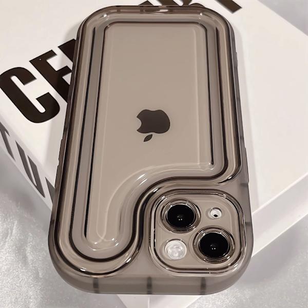 Fodral för iPhone 15 Air Bag Transparency Clear Black