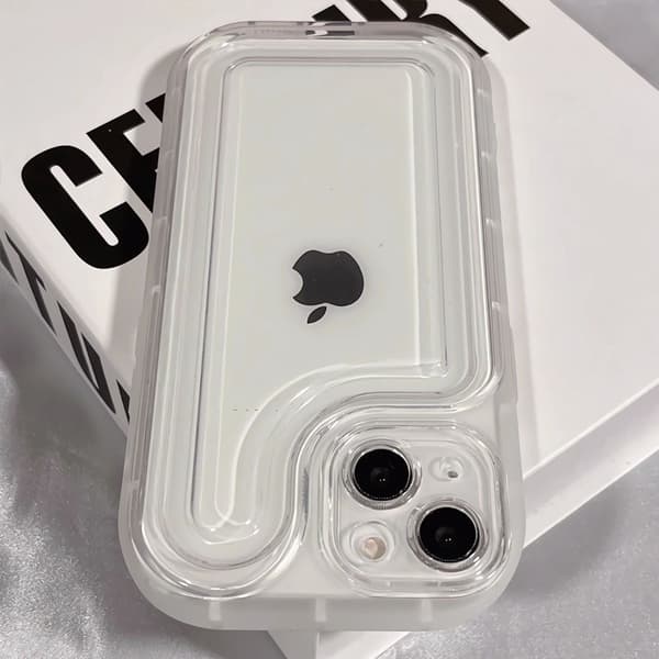 Kotelo iPhone 16 Prolle iskuja vaimentava kehys kirkas Noz10332