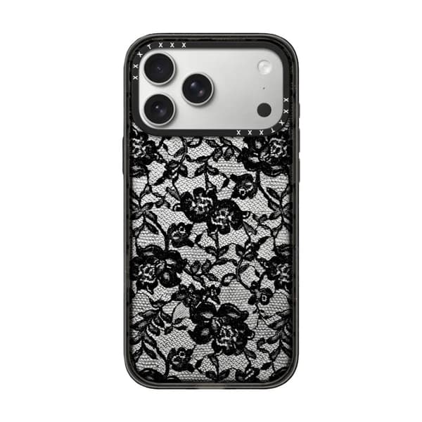 Etui til iPhone 14 Plus/15 Plus Hot Girl Lace Sort Klar Noz21310