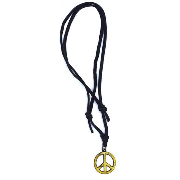 Peace läderhalsband