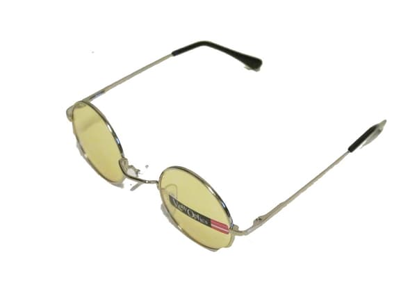 Gule runde solbriller Yellow