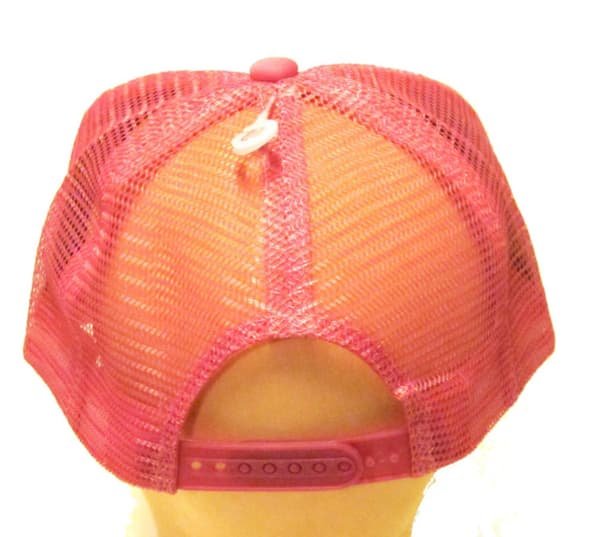 Hvit og rosa trucker cap Pink