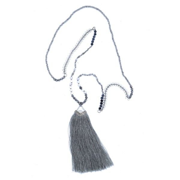 Pitkä kaulakoru Bohemian Silver