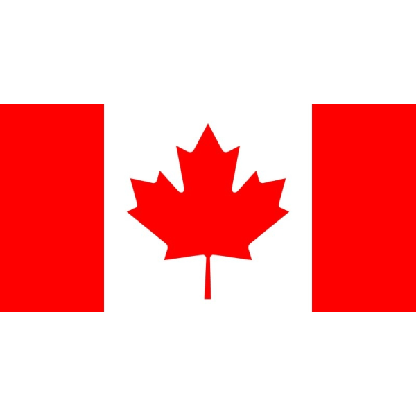 Kanadan lippu White Canada