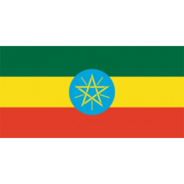 Flagga - Etiopien Ethiopia
