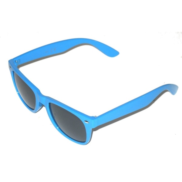 Blåa retro solglasögon Blå