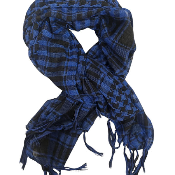 Palæstina Tørklæde blå og sort Dark blue