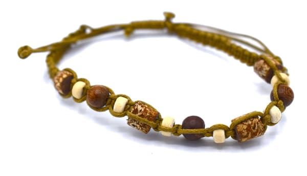 Perle armbånd Brown