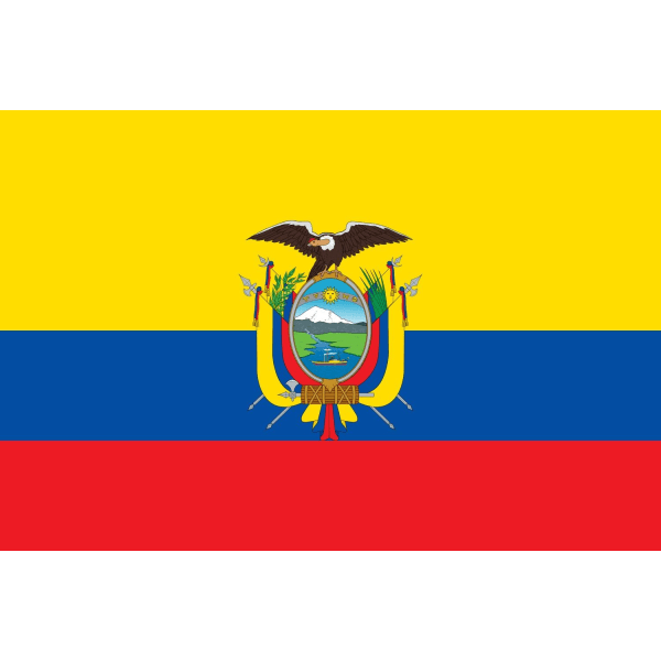 Ecuador flagga Ecuador 