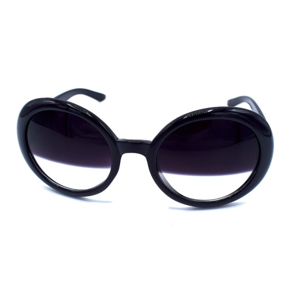 Sorte solbriller - Halvveis Black
