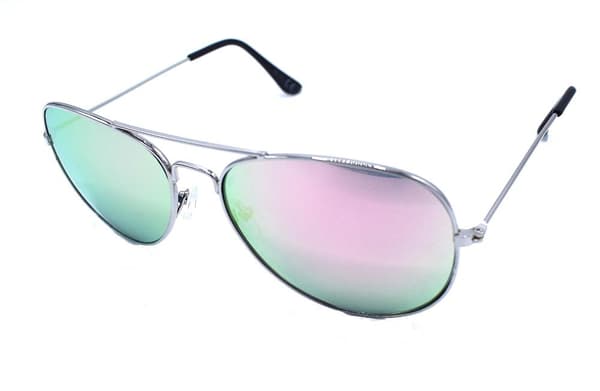 Midnight Pilot Solbriller - Rosa speil Pink