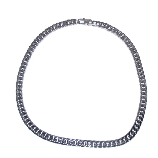 Silverfärgad kedjehalsband Silver